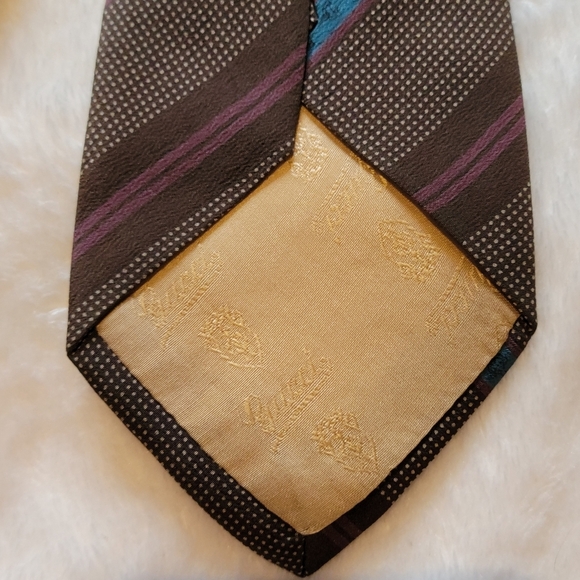 Authentic Vintage Gucci Necktie 100% Silk Tie Brown Rare Luxury Read Desc - Picture 6 of 15